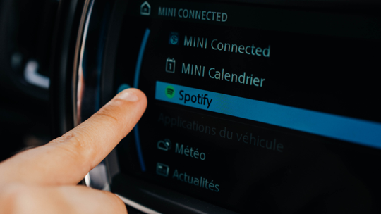 Spotify sur système audio MINI
