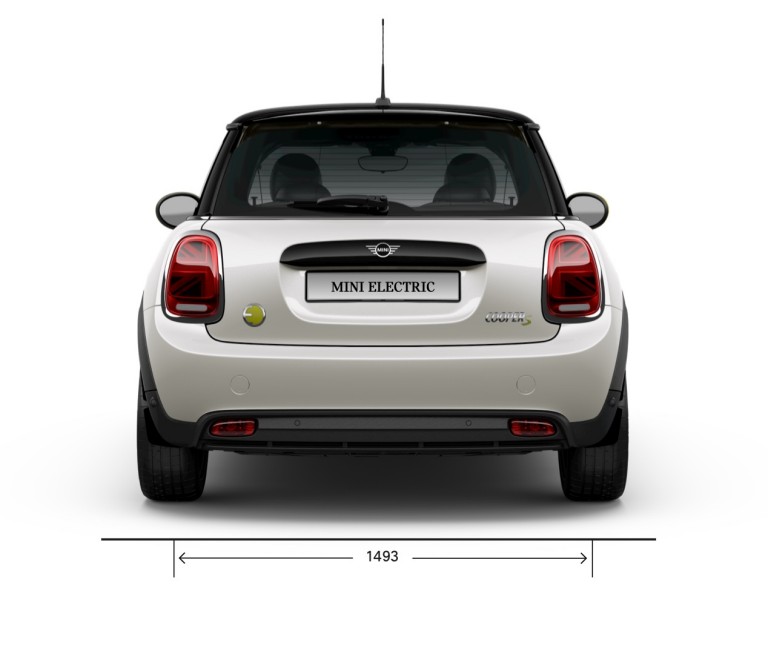 MINI 3 portes Cooper SE – vue de côté – dimensions