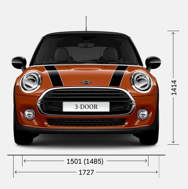 MINI 3 PORTES – VUE DE FACE