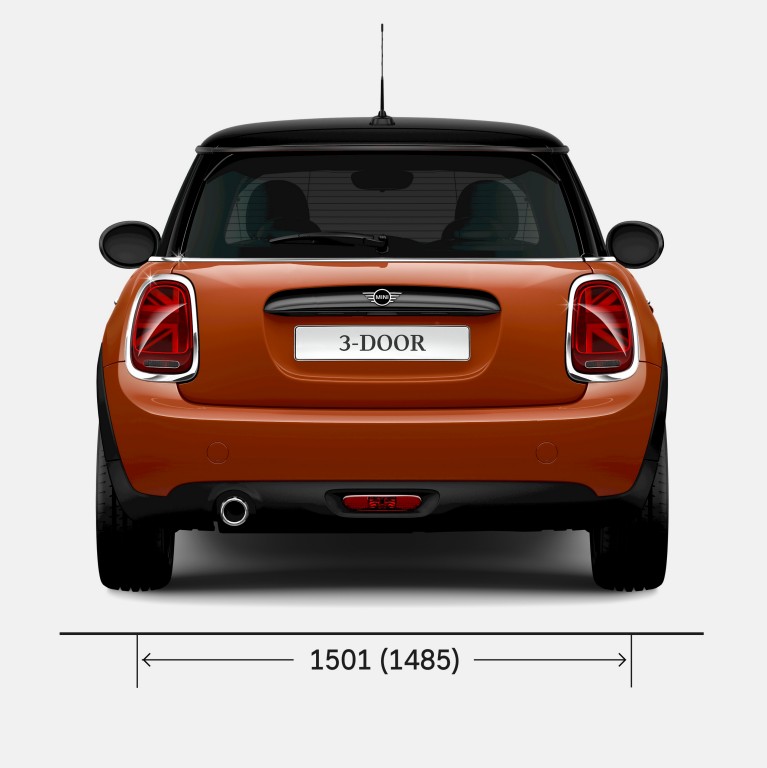 MINI 3 PORTES – VUE ARRIÈRE